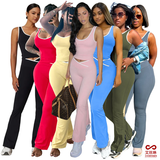 Buttery-Soft High-Waist Flare Yoga Set