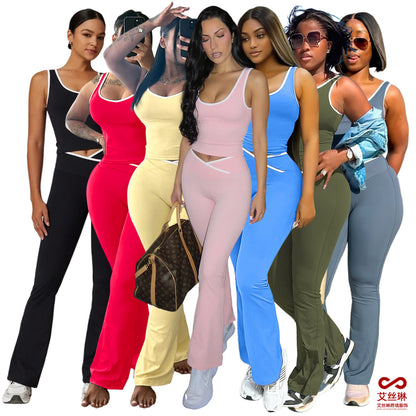 Buttery-Soft High-Waist Flare Yoga Set