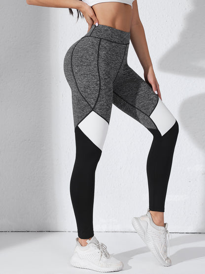 Grey and Black Contour Leggings