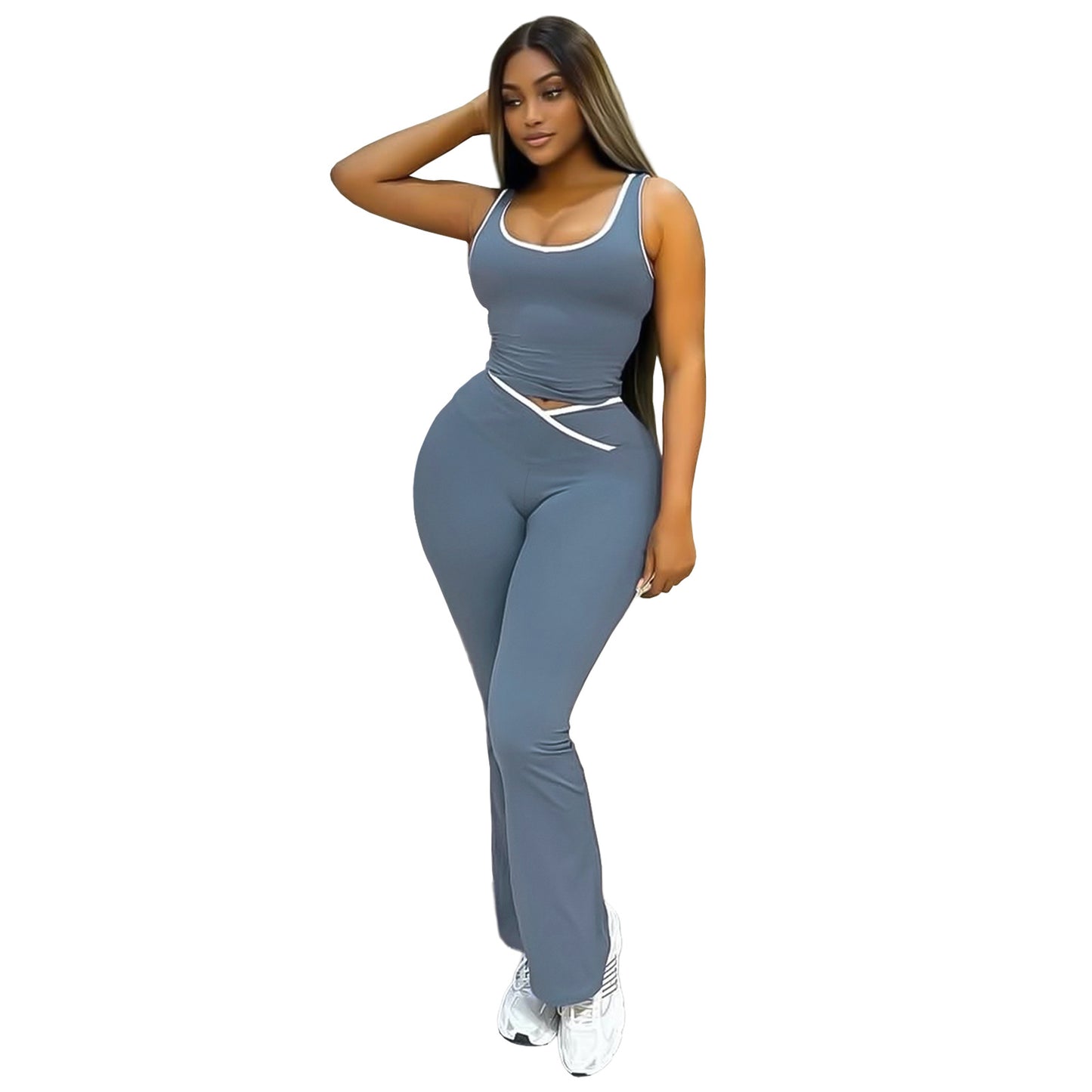 Buttery-Soft High-Waist Flare Yoga Set