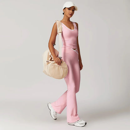Buttery-Soft High-Waist Flare Yoga Set
