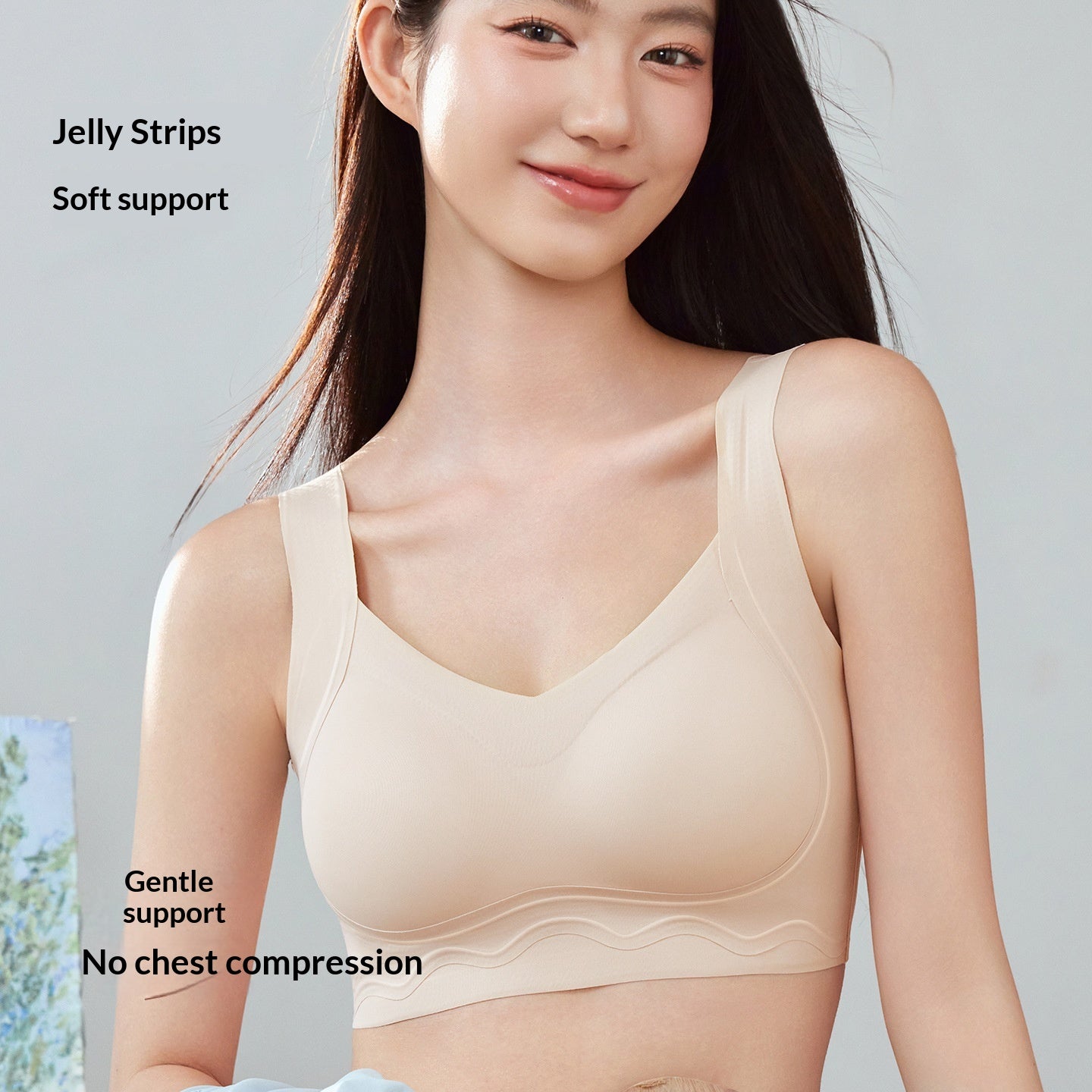 Lift-Up Seamless Sports Bra