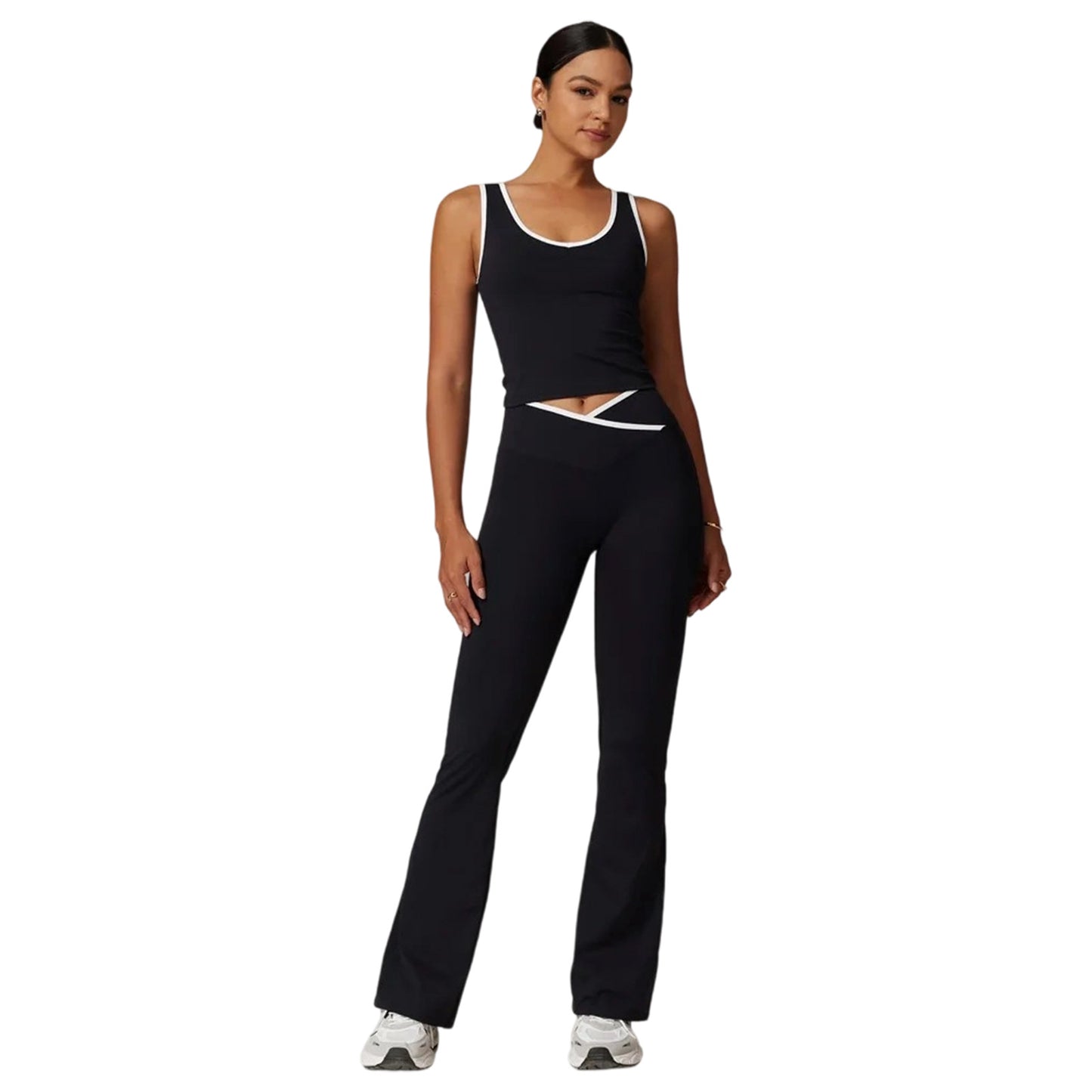Buttery-Soft High-Waist Flare Yoga Set